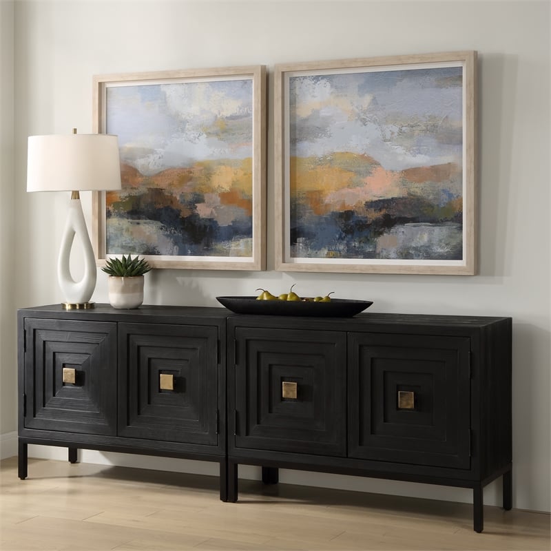 Uttermost Dusk Framed Prints in Multi-Color (Set of 2)