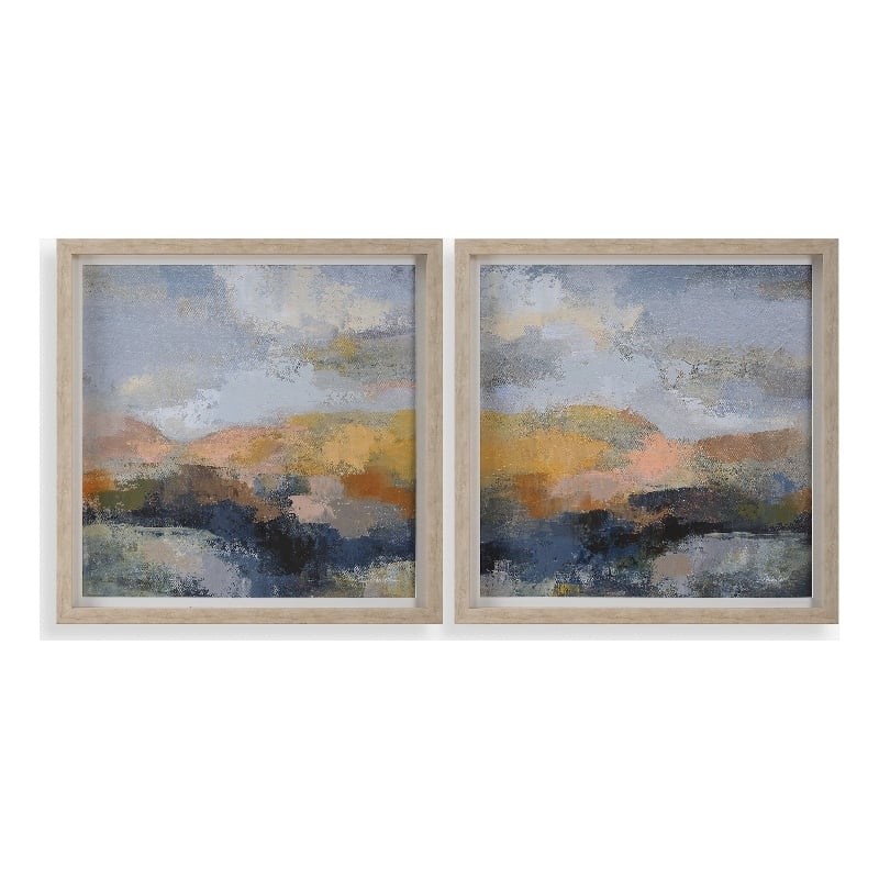Uttermost Dusk Framed Prints in Multi-Color (Set of 2)