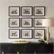 Uttermost Equine Dynasty Framed Prints in Multi-Color (Set of 9)