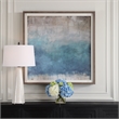 Uttermost Serenity Paused Framed Abstract Print in Multi-Color