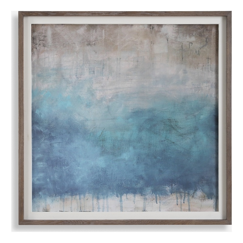Uttermost Serenity Paused Framed Abstract Print in Multi-Color