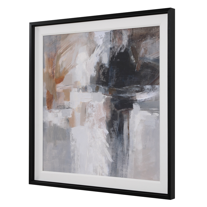 Uttermost Wings Neutral Abstract Framed Print in Multi-Color