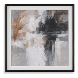 Uttermost Wings Neutral Abstract Framed Print in Multi-Color