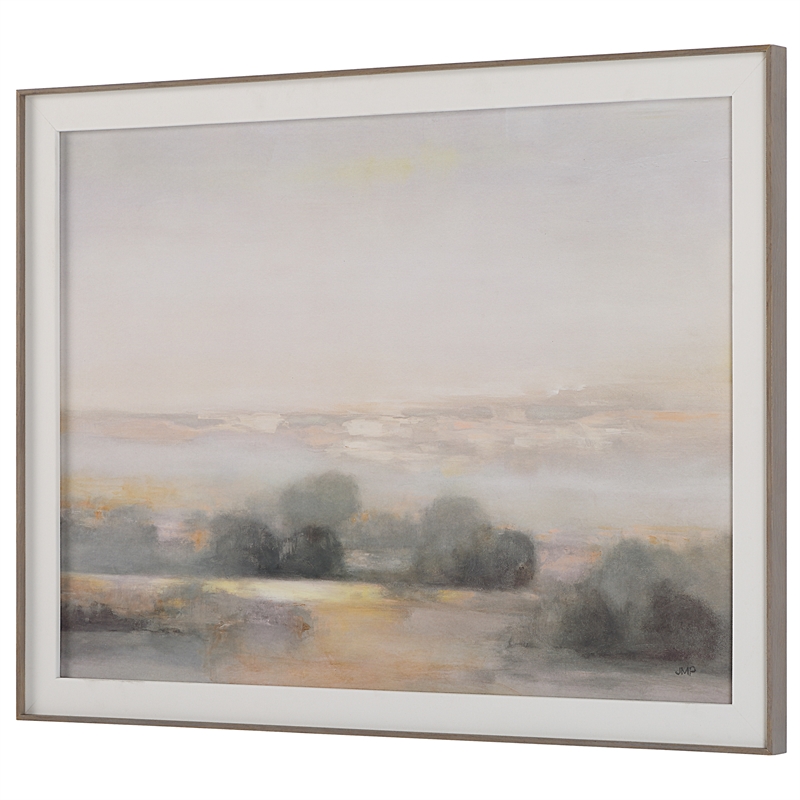 Uttermost Atmospheric Neutral Landscape Print in Multi-Color