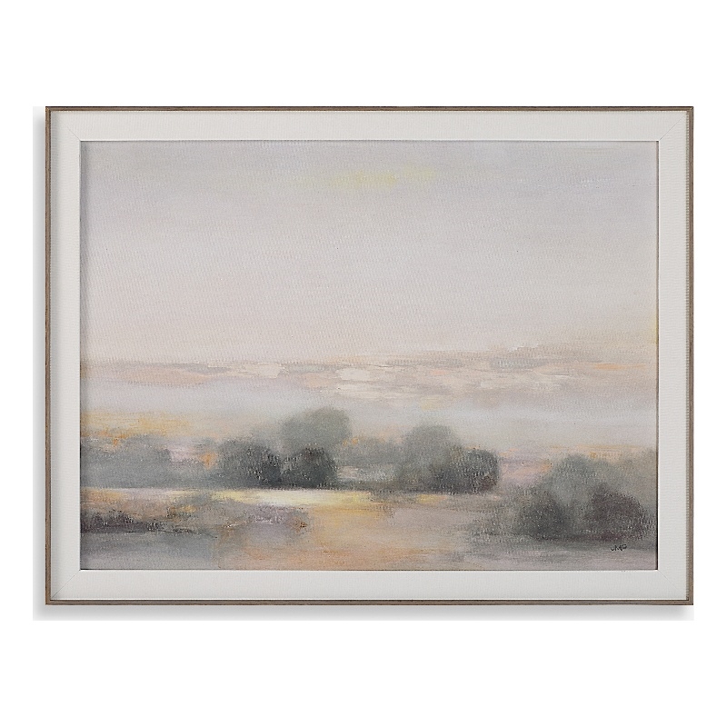 Uttermost Atmospheric Neutral Landscape Print in Multi-Color