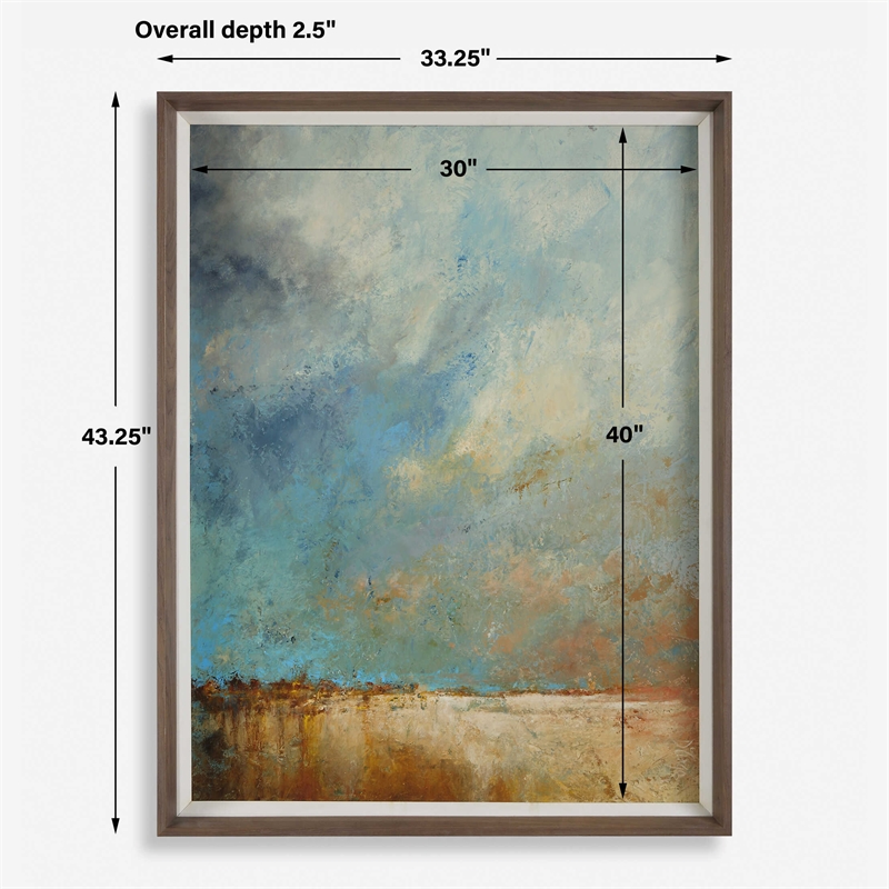 Uttermost Vista Grande Framed Desertscape Print in Multi-Color