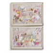 Uttermost Metropolitan Rush Abstract Prints in Multi-Color (Set of 2)