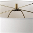 Uttermost Forage Dark Oak Scalloped Table Lamp