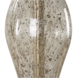 Uttermost Out Of Time Seeded Glass Table Lamp in Gray