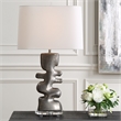Uttermost Free Flowing Nickel Table Lamp