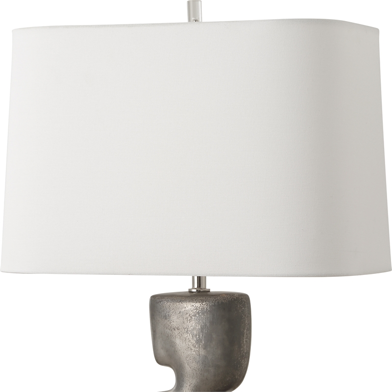 Uttermost Free Flowing Nickel Table Lamp