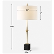 Uttermost Suranne Antique Brass Table Lamp