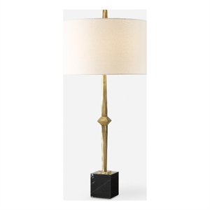 Uttermost Suranne Antique Brass Table Lamp
