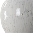 Uttermost Dribble White Glaze Table Lamp