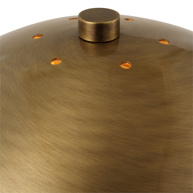 Uttermost Dame Brass Table Lamp