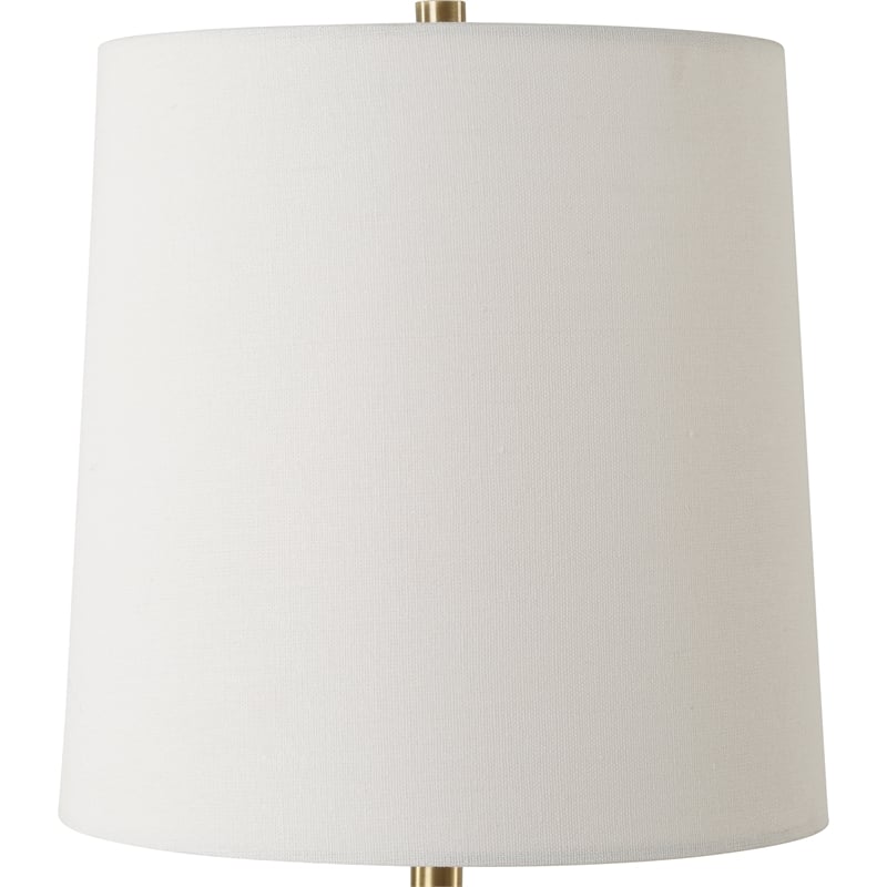 Uttermost Indent Travertine Accent Lamp in Brown