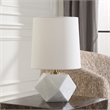 Uttermost A Cut Above Table Lamp in White