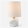 Uttermost A Cut Above Table Lamp in White