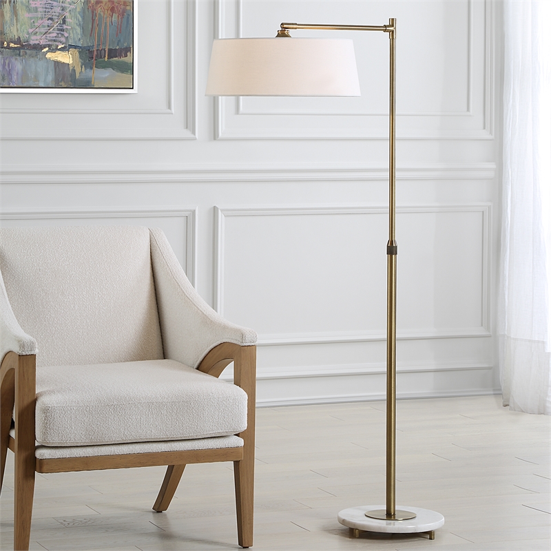 Uttermost Branch Out Antique Brass Floor Lamp