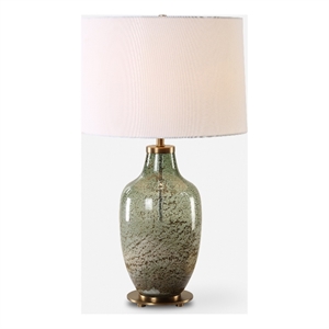 Uttermost Chianti Olive Glass Table Lamp