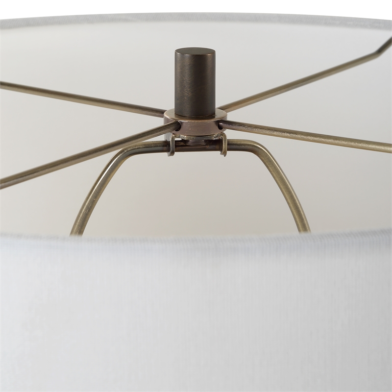 Uttermost Perch Bird-Leg Table Lamp in Bronze