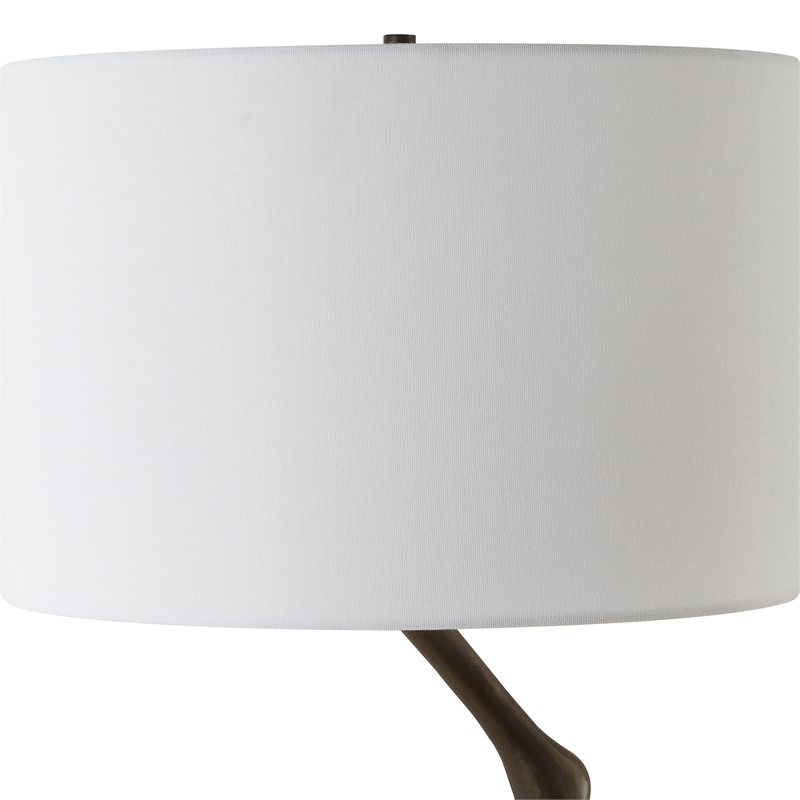Uttermost Perch Bird-Leg Table Lamp in Bronze
