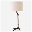Uttermost Perch Bird-Leg Table Lamp in Bronze