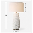 Uttermost Vida White Table Lamp