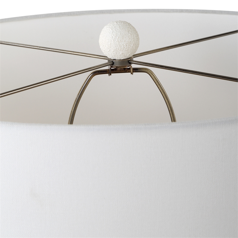Uttermost Vida White Table Lamp