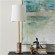 Uttermost Sepia Brown Marble Buffet Lamp