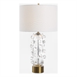 Uttermost Aura Clear Glass Table Lamp