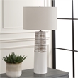 Uttermost Haven White Glaze Table Lamp