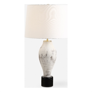 uttermost magdaline rustic table lamp in multi-color