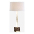 Uttermost Booker Thin Brass Table Lamp