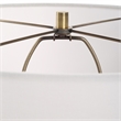 Uttermost Amos Ceramic Table Lamp in Gray