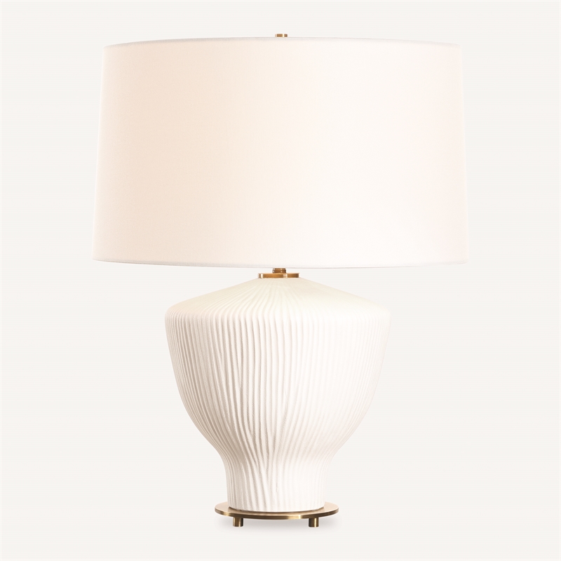 Uttermost Maisie White Table Lamp