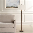 Uttermost Keros Dark Oak Floor Lamp