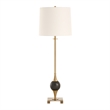 Uttermost Dempsey Marble Buffet Lamp in Black