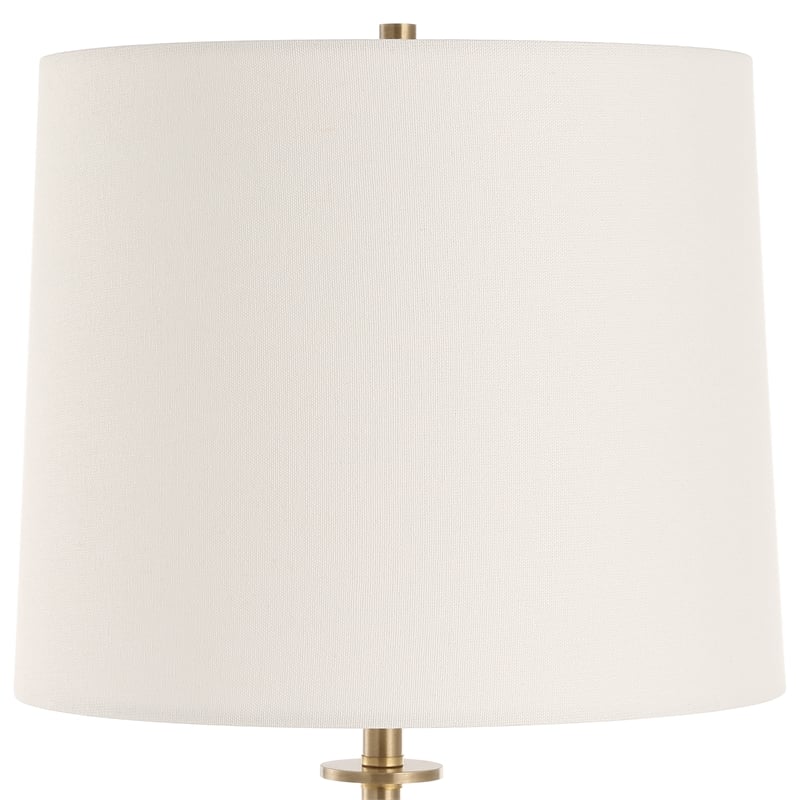 Uttermost Dempsey Marble Buffet Lamp in Black