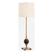 Uttermost Dempsey Marble Buffet Lamp in Black