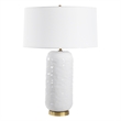 Uttermost Iona White Glaze Table Lamp