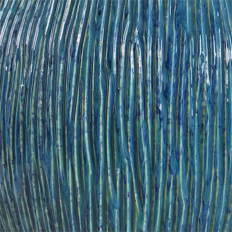 Uttermost Elysia Textured Table Lamp in Blue