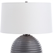 Uttermost Chelsom Ribbed Table Lamp in Bronze