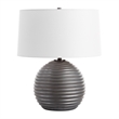 Uttermost Chelsom Ribbed Table Lamp in Bronze