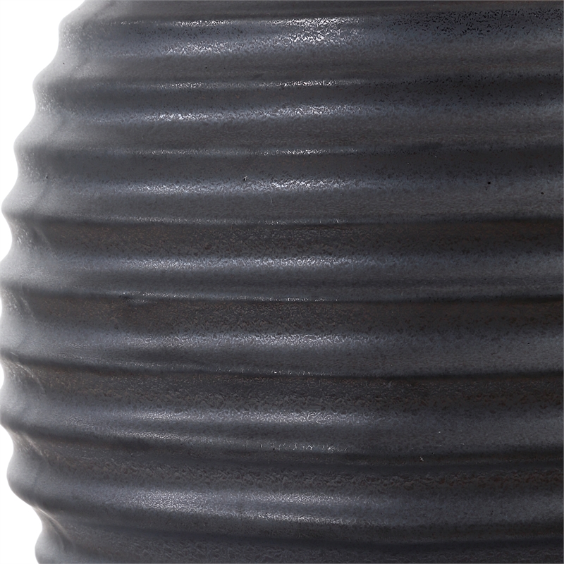 Uttermost Chelsom Ribbed Table Lamp in Bronze