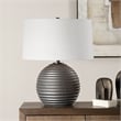 Uttermost Chelsom Ribbed Table Lamp in Bronze