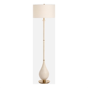 Uttermost Dewdrop Ivory Floor Lamp