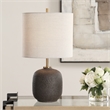 Uttermost Blacktop Textured Buffet Lamp