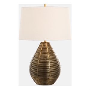 Uttermost Knowles Brass Table Lamp