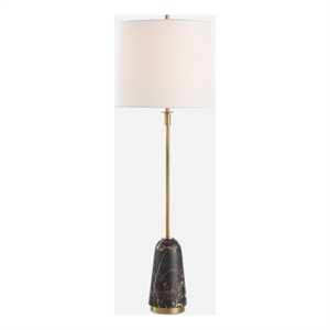 uttermost jenson black marble buffet lamp